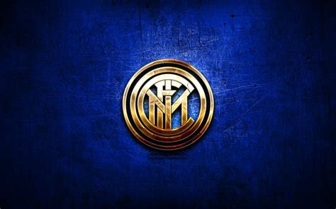 Download wallpapers Internazionale, golden logo, Serie A ...