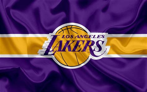 Download wallpapers Los Angeles Lakers, basketball club, NBA, emblem ...