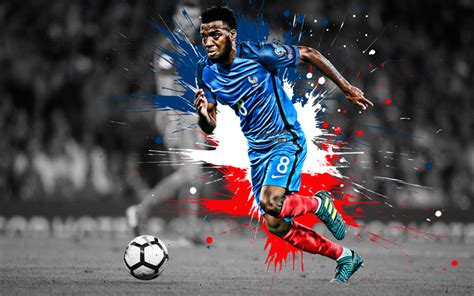 Download wallpapers Thomas Lemar, 4k, French football ...