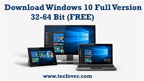 Download Windows 10 Full Version 32 64 Bit FREE