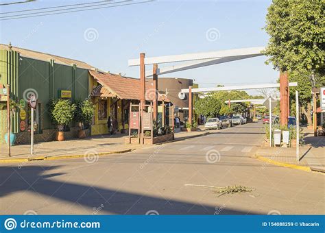 Downtown Of Bonito MS, Brazil Editorial Stock Image ...