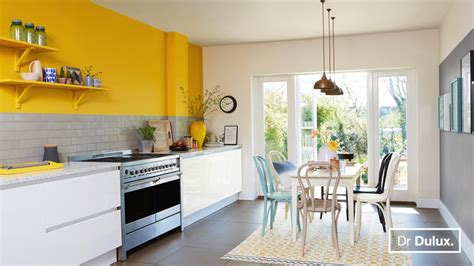 dr dulux kitchen | White kitchen decor, Yellow bathroom ...