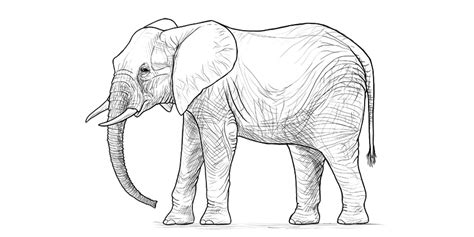 Draw Elephant Face Archives   How to Draw
