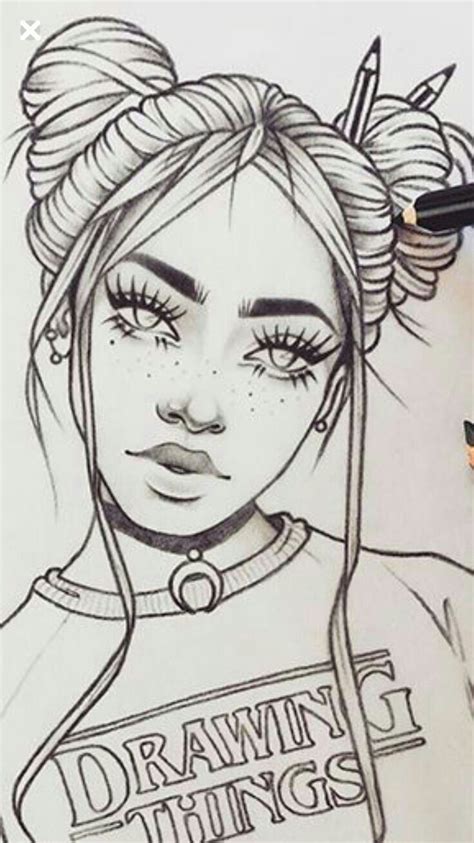 #drawing #girl #cool #nice #tryit  | Girly   m in 2019 ...