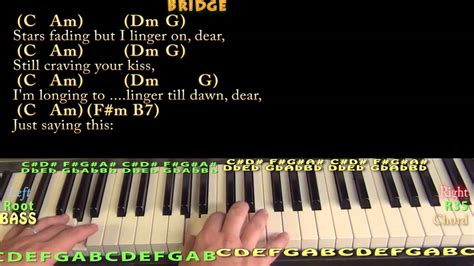 Dream a Little Dream of Me   Piano Cover Lesson with ...