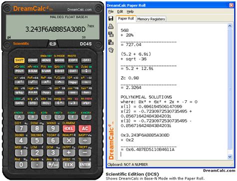 DreamCalc Scientific Calculator 4.0.2 Download