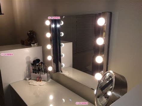 Dressing Table Mirror with Lights Ikea   YouTube