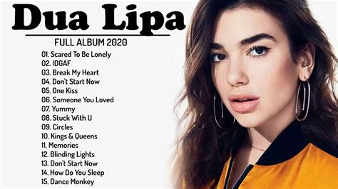 Dua Lipa Grandes Exitos Album Completo 2020   Top 20 Mejores Canciones ...