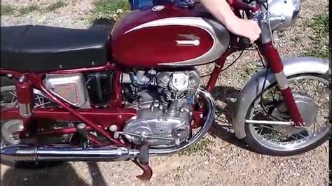 Ducati 160 sport, arranque.   YouTube