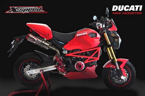 Ducati Mini Monster Honda MSX 125 by XSpeed, Thailand