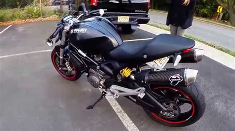 Ducati Monster 696 with a Termignoni Exhaust system   YouTube