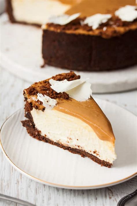 Dulce De Leche White Chocolate Cheesecake Recipe | Sugar ...