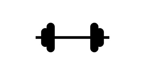 Dumbbells weights bar   Free sports icons