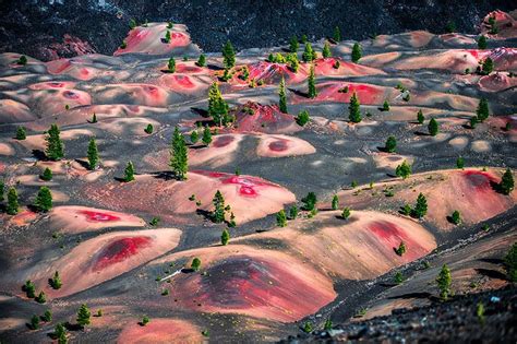 Dunas Pintadas Parque Nacional Volcánico Lassen Estados ...