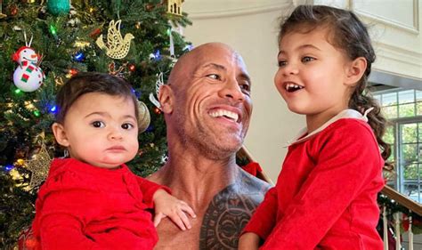 Dwayne Johnson treasures cuddles with his daughters ...