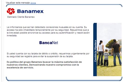 e Gualix blog. : Banamex Correo Fraude