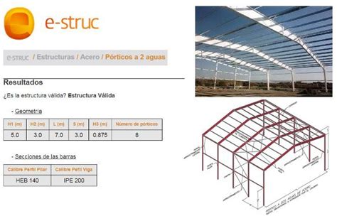 E struc, una aplicación online para calcular estructuras ...