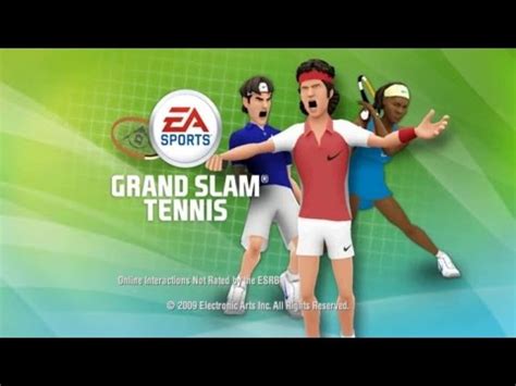 EA Sports Grand Slam Tennis Wii Gameplay   YouTube