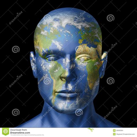 Earth human stock illustration. Illustration of nature ...