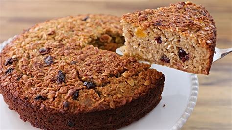 Easy and Healthy Oatmeal Cake Recipe   YouTube