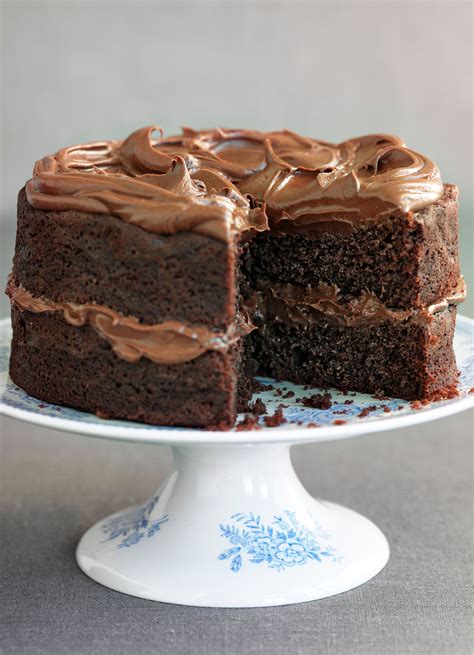 Easy Chocolate Fudge Cake Recipe   olive magazine