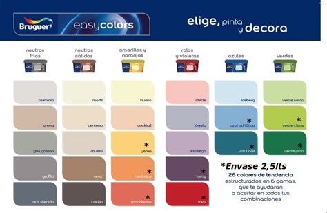 Easy Colors, nueva gama de colores de Bruguer. Elige ...