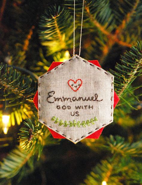 Easy Embroidered DIY Christmas Ornament | FaveCrafts.com