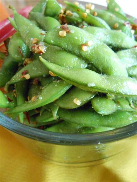 Easy Sesame Edamame Snack   Flora Foodie | Edamame snack, Edamame, Snacks