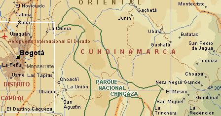EcoChingaza!: ubicacion geografica de chingaza