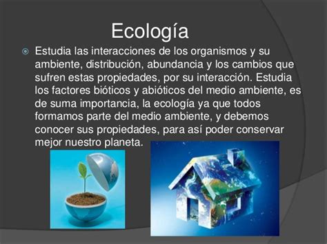 Ecologia y Medio Ambiente