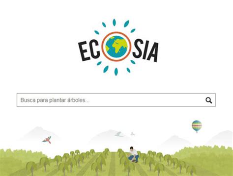 Ecosia, buscador de Internet Ecológico BolsasEcologicas.Com