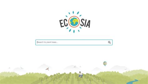 Ecosia, el buscador de internet con el que ayudamos a plantar árboles ...