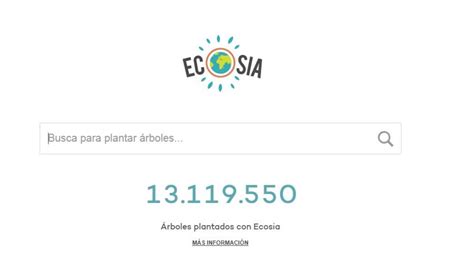 Ecosia, el buscador de Internet que ayuda a reforestar el planeta