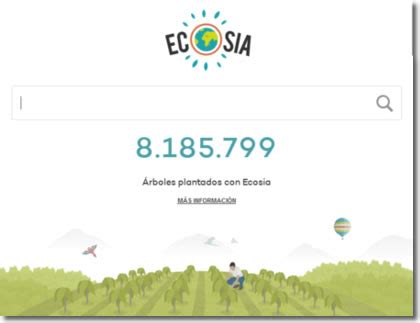 Ecosia, el buscador que se ocupa de reforestar el mundo Hijos Digitales