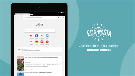 Ecosia el buscador web que planta árboles por el mundo | Androidsis