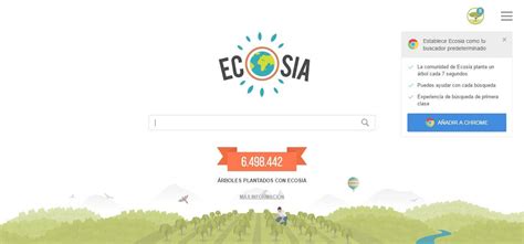 Ecosia, un buscador web que planta árboles. SolCa Informática