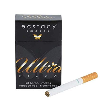 Ecstacy Ultra Blend Herbal Cigarettes Full Carton  10 Pack!    Nicotine ...