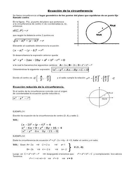 Ecuación de La Circunferencia | Circulo | Tangente