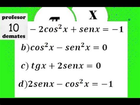 Ecuaciones trigonométricas TRUCOS 4 ESO ejercicios ...