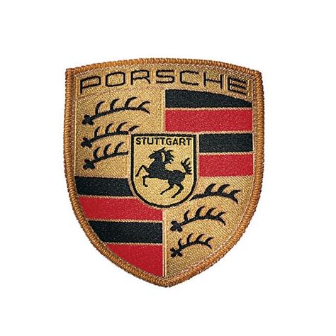 Ecusson Porsche en tissu à coudre Collection Officielle ...