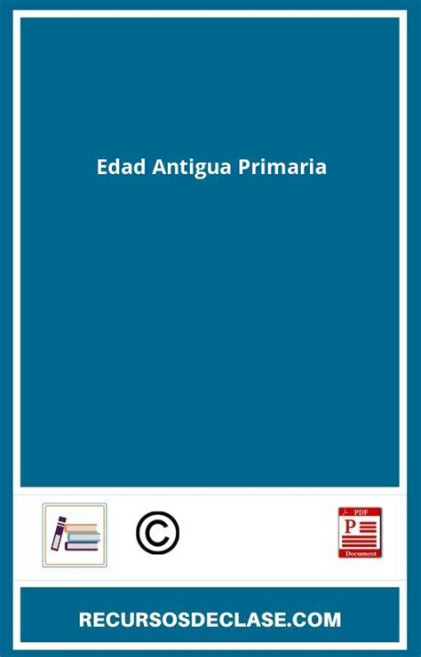 Edad Antigua Primaria PDF 】 2022