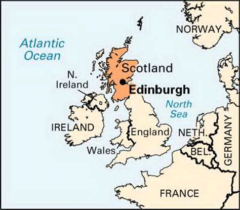 Edinburgh: location    Kids Encyclopedia | Children s ...