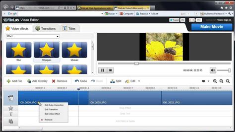 Editor de video gratis y en linea, Pagina web para crear ...