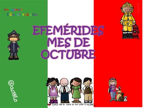 Efemérides Octubre Tarjetas  1    Imagenes Educativas