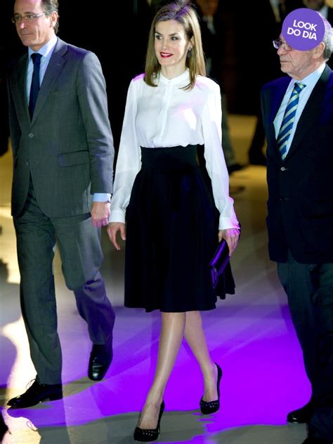 EGO   Look do dia: Rainha Letizia aposta em visual ...