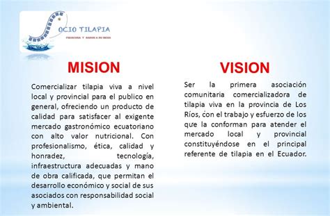 Ejemplo De Mision Y Vision De Una Empresa Comercial   Ejemplo Sencillo
