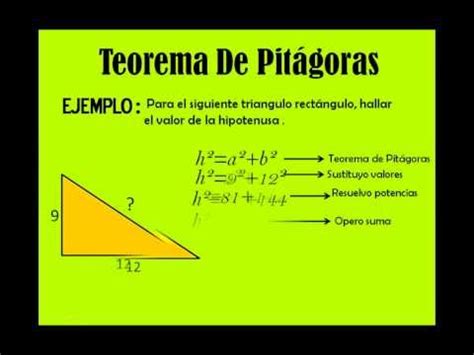 Ejemplos | TEOREMA DE PITÁGORAS