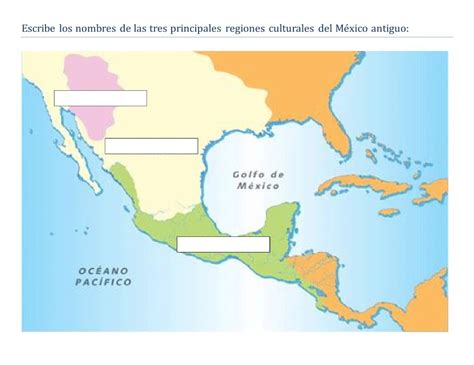 Ejercicio de Regiones culturales de México