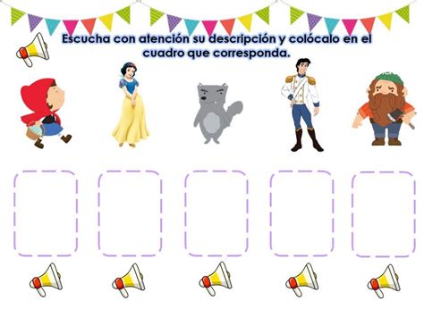 Ejercicio interactivo de Descripción de personajes