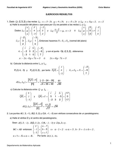 Ejercicios Resueltos 2 algebra lineal vectores en r2 y r3 ...
